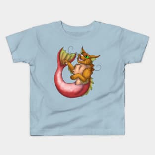 Purrmaid: Ginger Kids T-Shirt